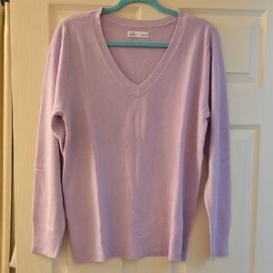 Croft & Barrow Lavender V-Neck Sweater